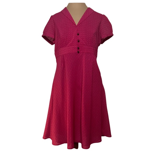 Old Navy Polka Dot A-line Dress - Picture 2 of 6